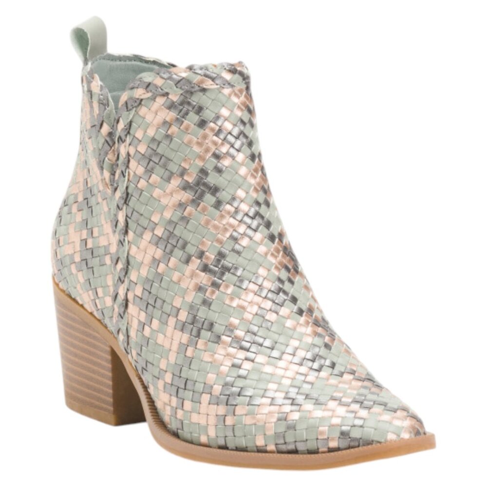 CARMELA Leather Ankle Booties